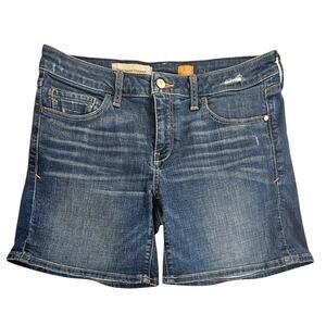 Pilcro and the letterpress denim jean shorts, western, festival, Sz 27, 14 inch